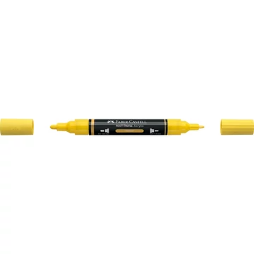 Akril marker kétvégű MULTIMARK 108 Faber-Castell sárga 