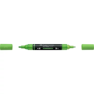 Akril marker kétvégű MULTIMARK 112 Faber-Castell levélzöld 
