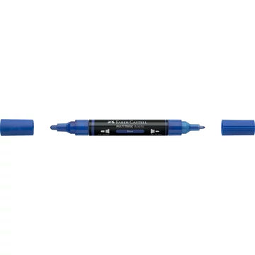 Akril marker kétvégű MULTIMARK 120 Faber-Castell kék 