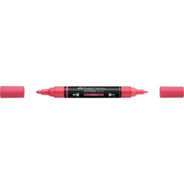 Akril marker kétvégű MULTIMARK 124 Faber-Castell vörös 