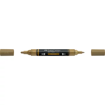 Akril marker kétvégű MULTIMARK 178 Faber-Castell kávé barna