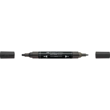 Akril marker kétvégű MULTIMARK 199 Faber-Castell fekete 