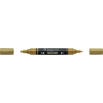 Akril marker kétvégű MULTIMARK 250 Faber-Castell arany 