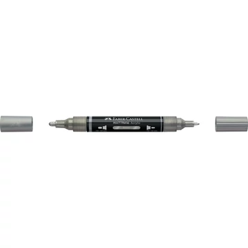 Akril marker kétvégű MULTIMARK 251 Faber-Castell ezüst 