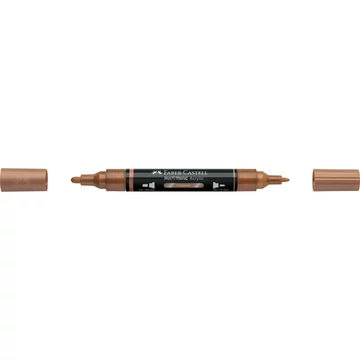 Akril marker kétvégű MULTIMARK 252 Faber-Castell réz 