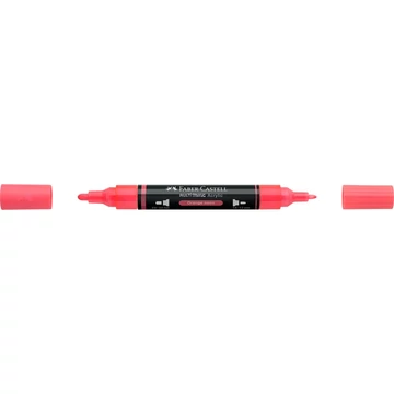 Akril marker kétvégű MULTIMARK 255 Faber-Castell neon narancs