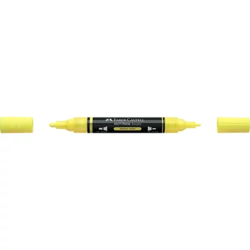 Akril marker kétvégű MULTIMARK 256 Faber-Castell neon sárga