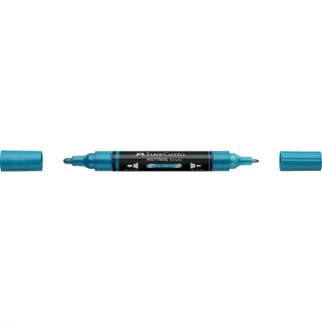 Akril marker kétvégű MULTIMARK 292 Faber-Castell metál kék