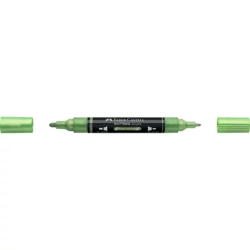 Akril marker kétvégű MULTIMARK 298 Faber-Castell metál zsályazöld