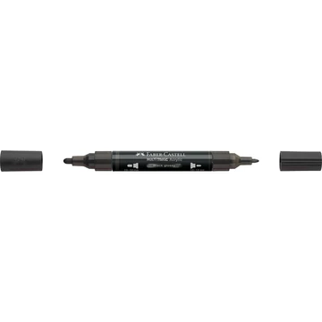 Akril marker kétvégű MULTIMARK 299 Faber-Castell fényes fekete