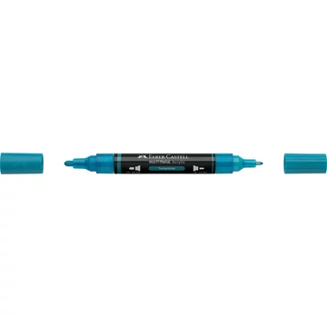 Akril marker kétvégű MULTIMARK 313 Faber-Castell türkiz 
