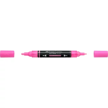 Akril marker kétvégű MULTIMARK 329 Faber-Castell pink 