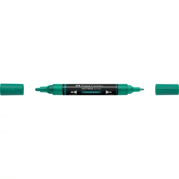 Akril marker kétvégű MULTIMARK 358 Faber-Castell smaragdzöld 