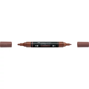 Akril marker kétvégű MULTIMARK 378 Faber-Castell gesztenyebarna 