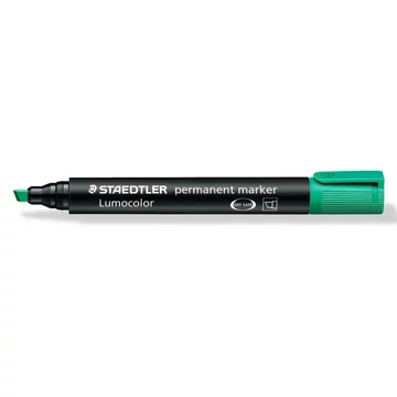 Alkoholos marker 2-5mm, vágott hegyű, Lumocolor 350 Staedtler zöld