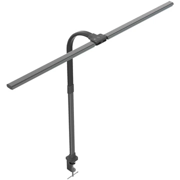 Asztali LED lámpa, duplafejű, 18W, AVIDE, fekete