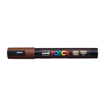 Dekormarker 1,8-2,5mm, Uni Posca PC-5M barna