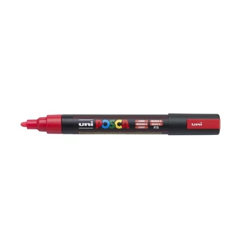 Dekormarker 1,8-2,5mm, Uni Posca PC-5M fluor piros