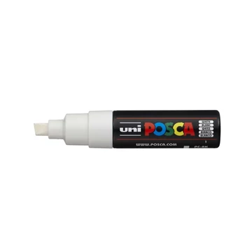 Dekormarker 8mm, Uni Posca PC-8K fehér