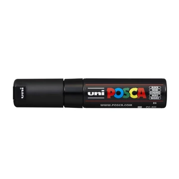 Dekormarker 8mm, Uni Posca PC-8K fekete