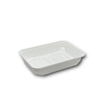 Elviteles doboz alj, szögletes 500 ml PP 50 db/csomag, fehér