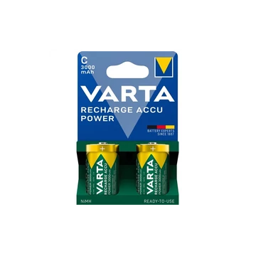 Elem tölthető akku előtöltött C baby, 2x3000mAh, Power  VARTA