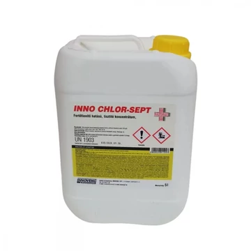 Fertőtlenítő hatású tisztítószer 5 liter klóros Inno Chlor-Sept