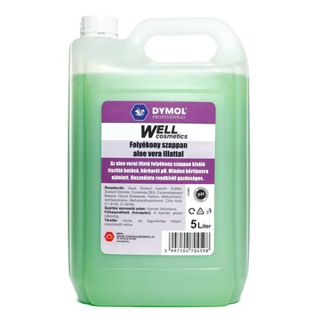 Folyékony krémszappan 5 liter Well Aloe Vera