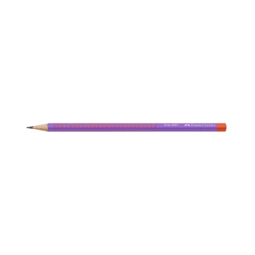 Grafitceruza B, háromszögletű GRIP 2001 Faber-Castell lila-piros test