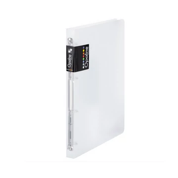 Gyűrűskönyv A4, 4 gyűrűs 2cm gerinc PP, Karton P+P Opaline fehér