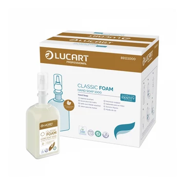 Habszappan utántöltő 1 liter Classic Foam Hand Soap 1000 Lucart_89111000 mandula olaj