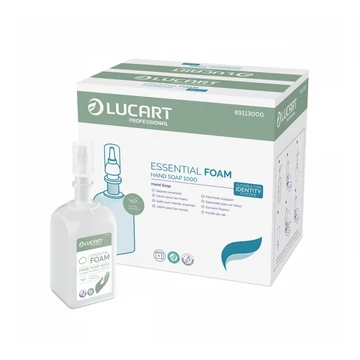 Habszappan utántöltő 1 liter Essential Foam Hand Soap 1000 Lucart_89113000 semleges illat