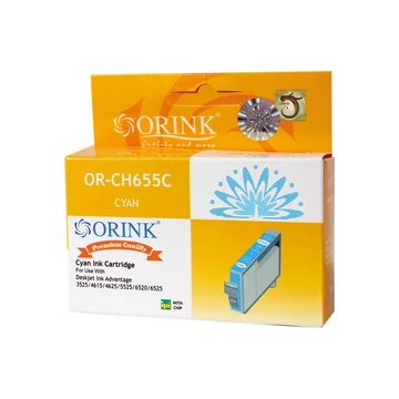 Utángyártott Hp 655/CZ110AE tintapatron cyan ORINK