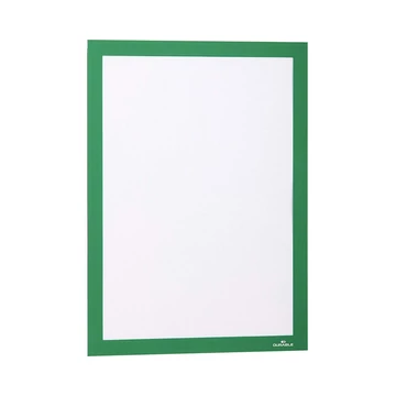 Infókeret A4, XXL csomag, 10 db/doboz, Durable Duraframe® zöld