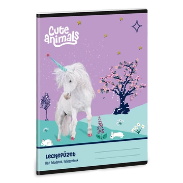 Leckefüzet A5, tűzött 38 lap Ars Una UNICORN 10db/csomag