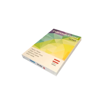 Másolópapír, digitális A4, 135g, mázolt, fényes Color Laser Coated glossy 250ív/csomag,