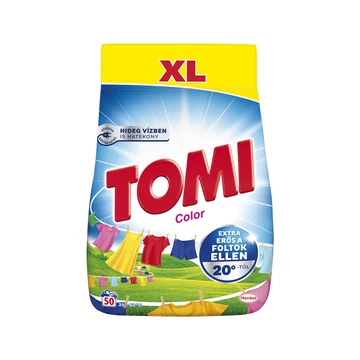 Mosópor 2,5kg (50 mosás) színes ruhákhoz Tomi Color