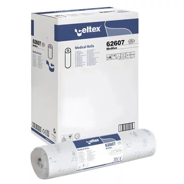 Orvosi papírlepedő 2 réteg 100 % cellulóz hófehér 80 m 60 x 34 cm lap 6 tekercs/karton Medilux Celtex