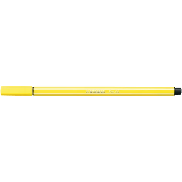 Rostirón, filctoll 1mm, M STABILO Pen 68 citromsárga