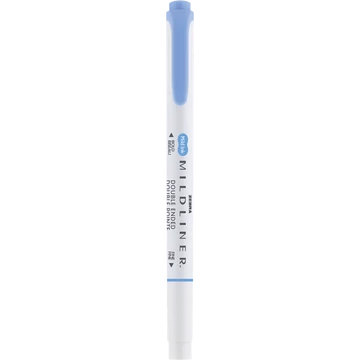 Szövegkiemelő 1,0/3,5 mm, kétvégű Zebra Mildliner Cool & Refined kék