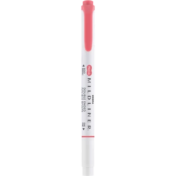 Szövegkiemelő 1,0/3,5 mm, kétvégű Zebra Mildliner Cool & Refined piros