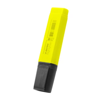 Szövegkiemelő 1-5mm, vágott hegyű, lapos test, A-Series sárga
