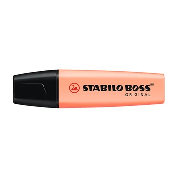 Szövegkiemelő 2-5mm, vágott hegyű, STABILO Boss original 70/126 pastel barack