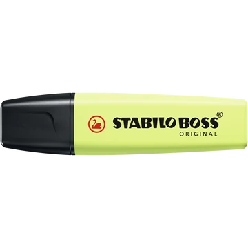 Szövegkiemelő 2-5mm, vágott hegyű, STABILO Boss original 70/133 pastel lime