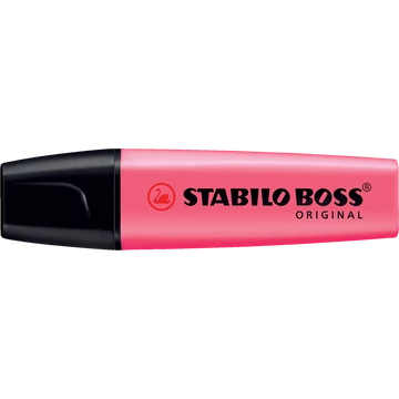 Szövegkiemelő 2-5mm, vágott hegyű, STABILO Boss original 70/58 ciklámen
