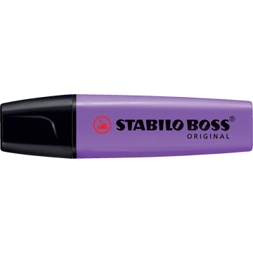 Szövegkiemelő 2-5mm, vágott hegyű, STABILO Boss original 70/55 lila