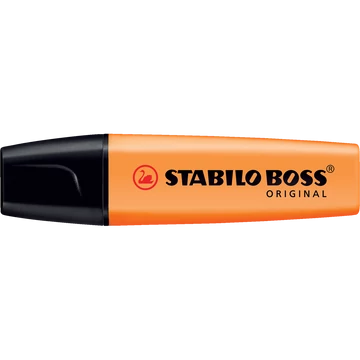 Szövegkiemelő 2-5mm, vágott hegyű, STABILO Boss original 70/54 narancs