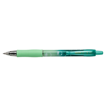 Zseléstoll 0,7mm, nyomógombos Pilot G-2 Bubble zöld test, írásszín kék