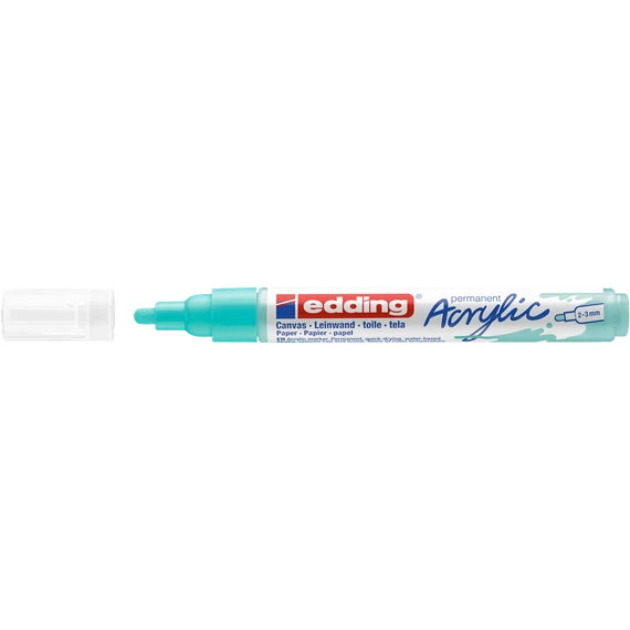 Akril marker 2-3mm, Edding 5100 türkiz