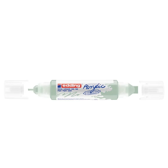 Akril marker 2-3mm, és 5-10mm, 3D kétvégű Edding 5400 menta